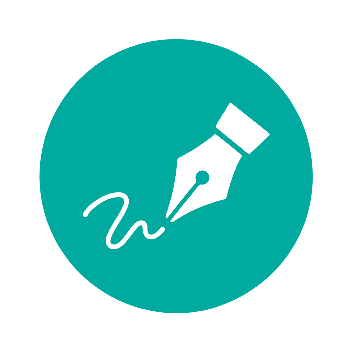 Icône service rédaction web et print en Bretagne